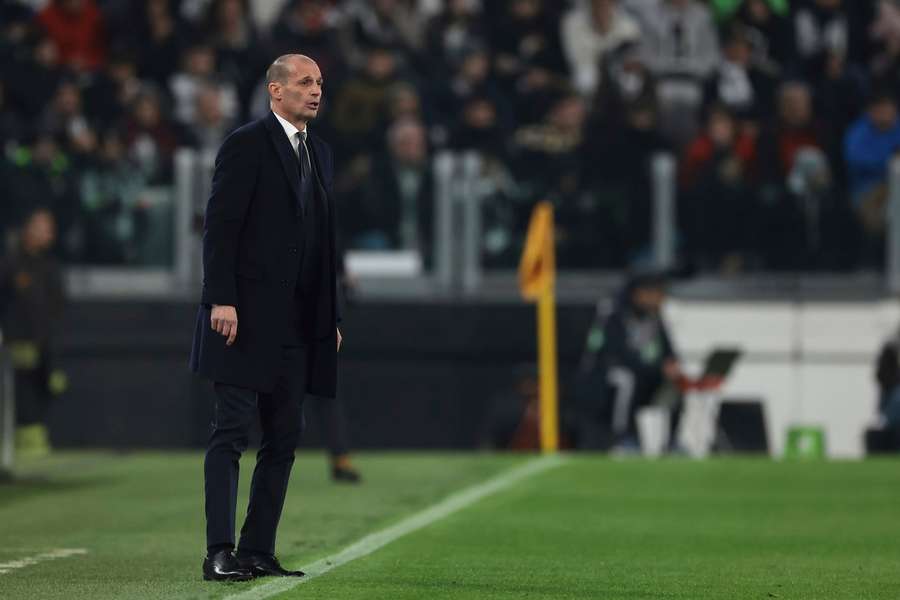 Massimiliano Allegri hoopt in Rome de punten te behalen die Juventus nodig heeft om een Champions League-plek veilig te stellen