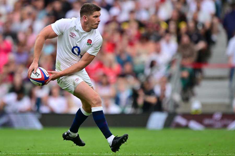 Owen Farrell was sent off during England's match against Wales