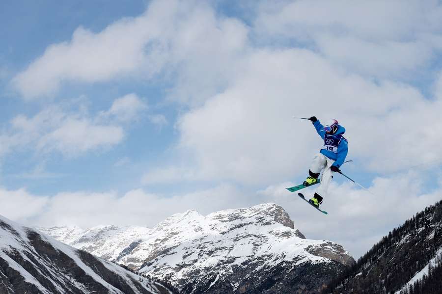 Maria Gasslitter durante la gara