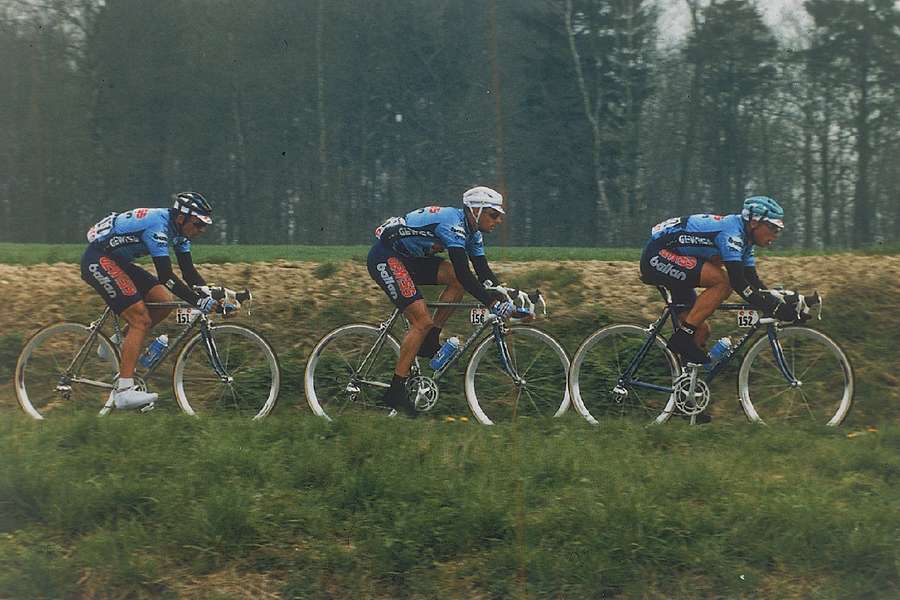 Argentin - Furlan - Berzin, l'un des triplés les plus sulfureux du cyclisme. 