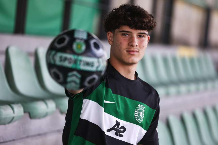 Simão Soares está no Sporting desde os seis anos