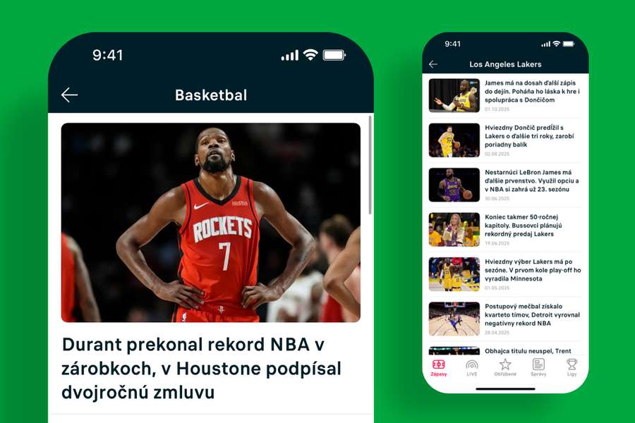Basketbalové novinky. Basketbalové novinky.