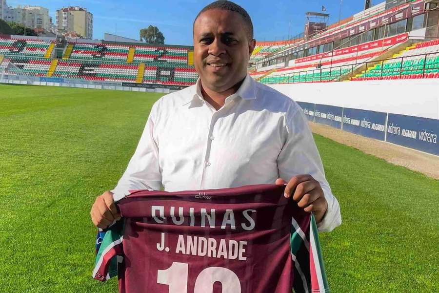 Jorge Andrade no Estádio José Gomes