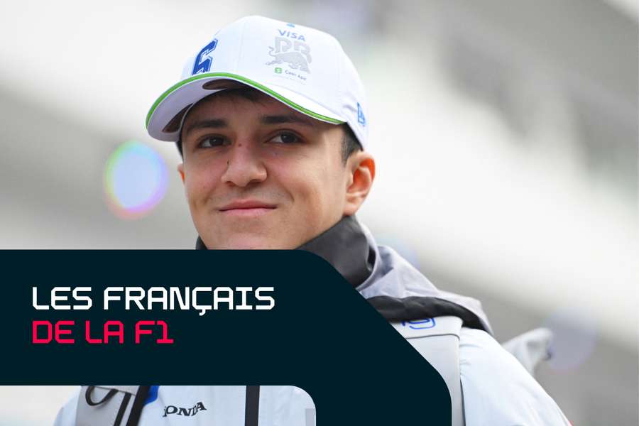 Isack Hadjar à Las Vegas.