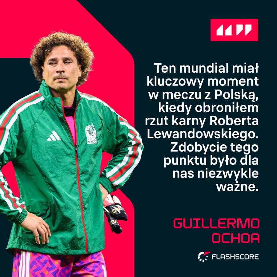 Guillermo Ochoa o tym, jak zatrzymał Lewandowskiego Guillermo Ochoa o tym, jak zatrzymał Lewandowskiego