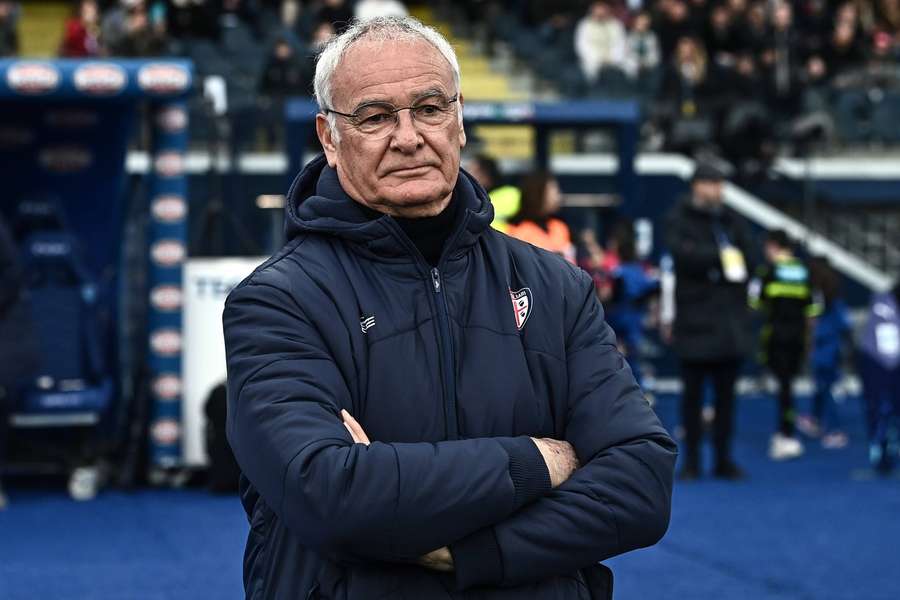 Claudio Ranieri, treinador do Cagliari