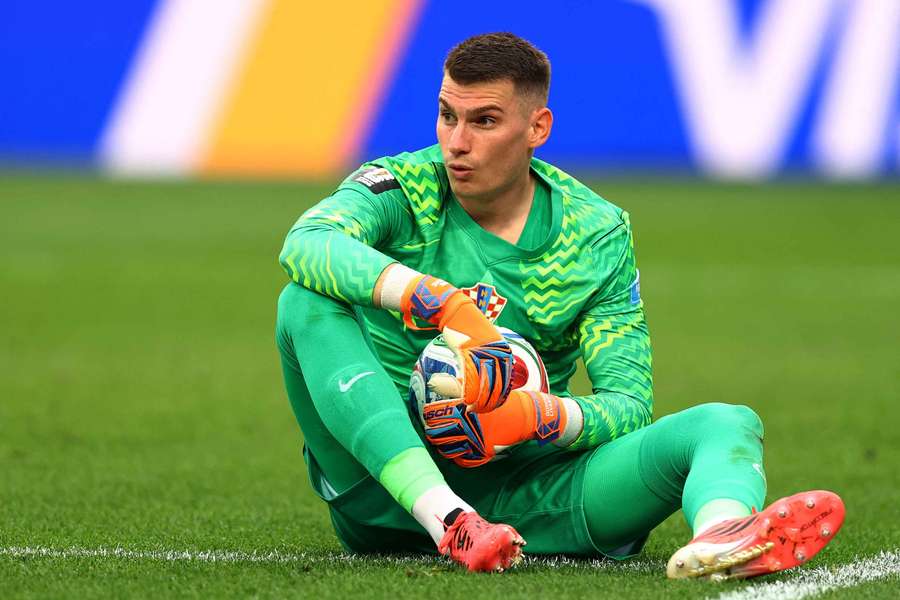 Dominik Livakovic in action for Croatia at the World Cup Dominik Livakovic in action for Croatia at the World Cup