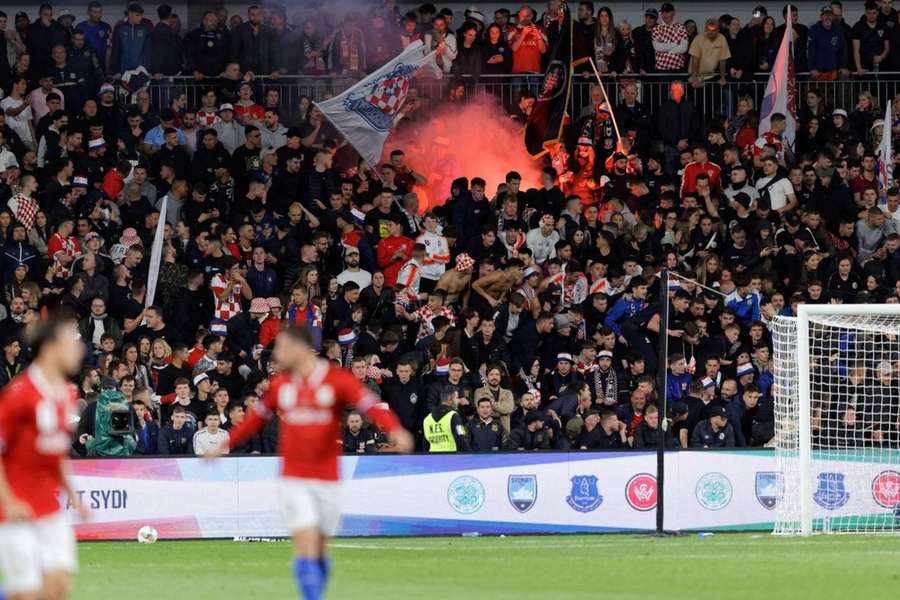 Sydney United fans made the news for all the wrong reasons after their cup final appearance.