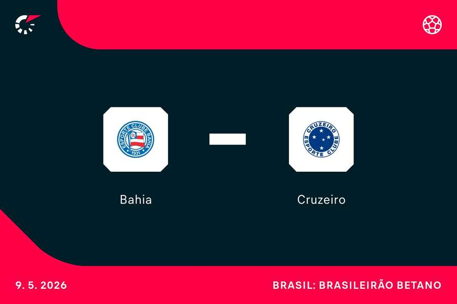 Bahia e Cruzeiro duelam pelo Brasileirão em Salvador