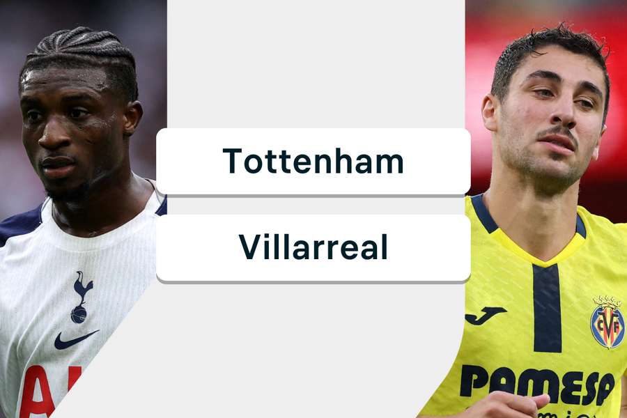 Tottenham x Villarreal Tottenham x Villarreal