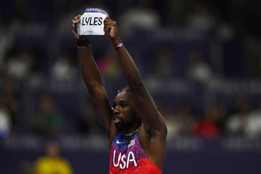 Noah Lyles macht Show.