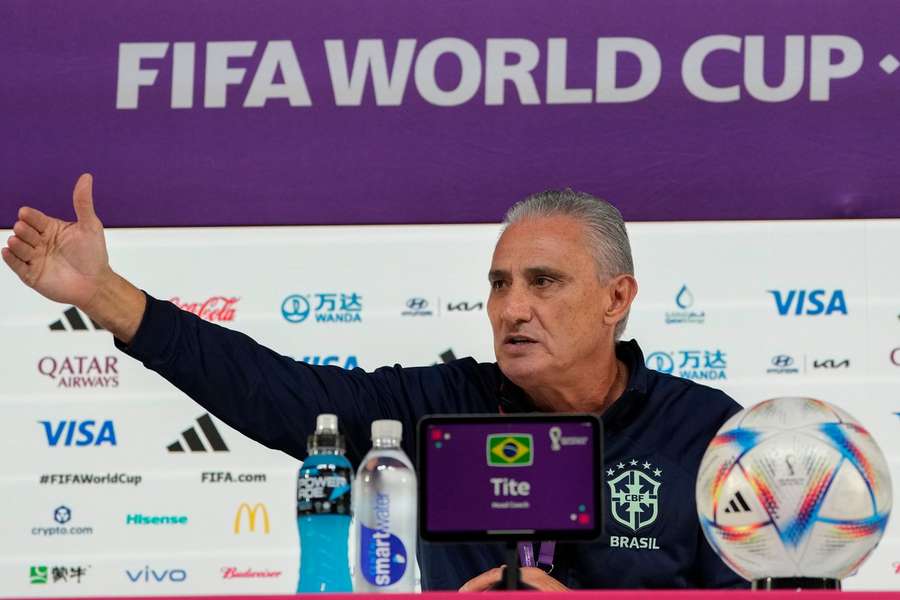 Braziliaanse bondscoach Tite blijft rustig onder favorietenrol: 'Dromen van winst'