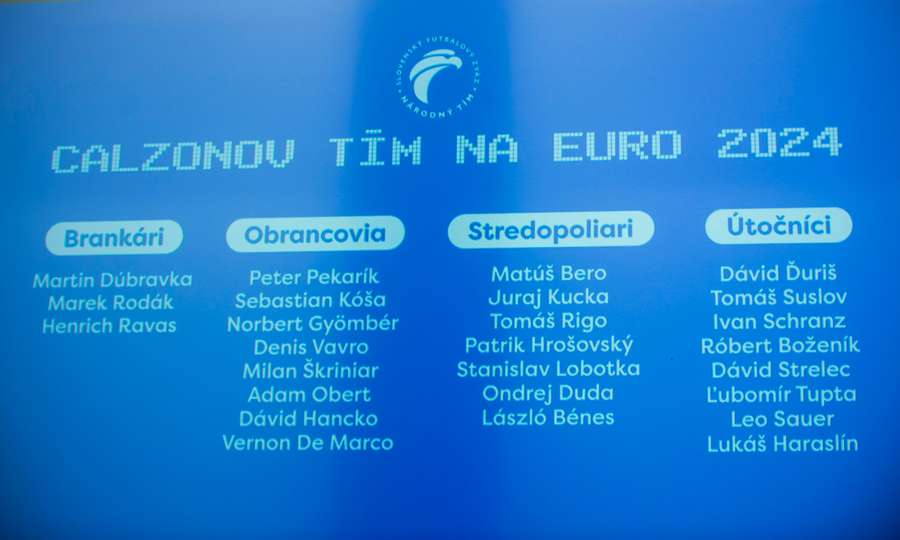 Os convocados de Francesco Calzona para o Euro-2024