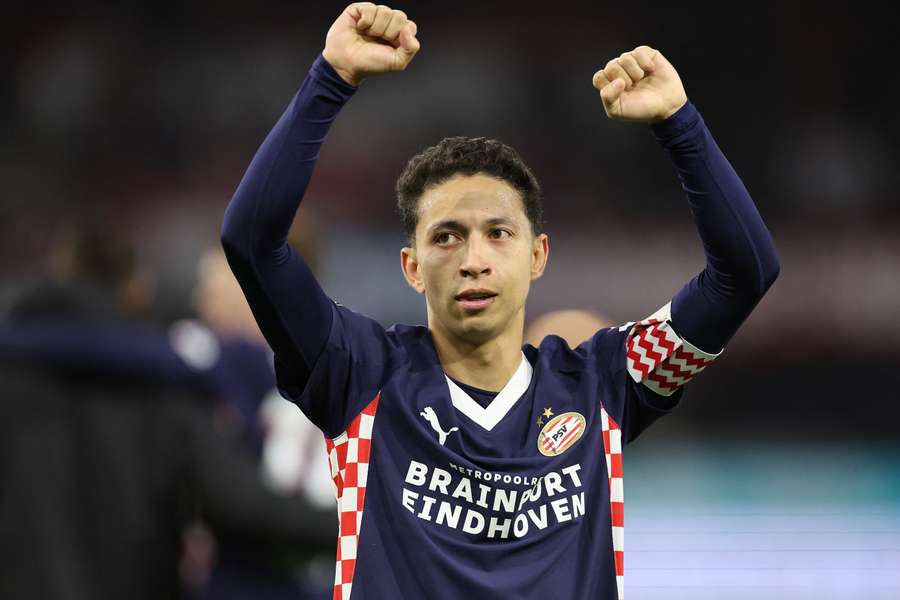 PSV's Mauro Jr. during the Eredivisie match between Sparta and PSV in April 2026 PSV's Mauro Jr. during the Eredivisie match between Sparta and PSV in April 2026