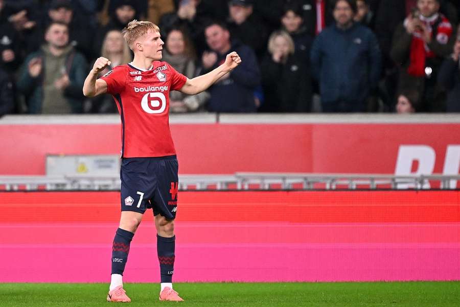Grâce à un doublé de Hakon Haraldsson, Lille prend la troisième place de Ligue 1.