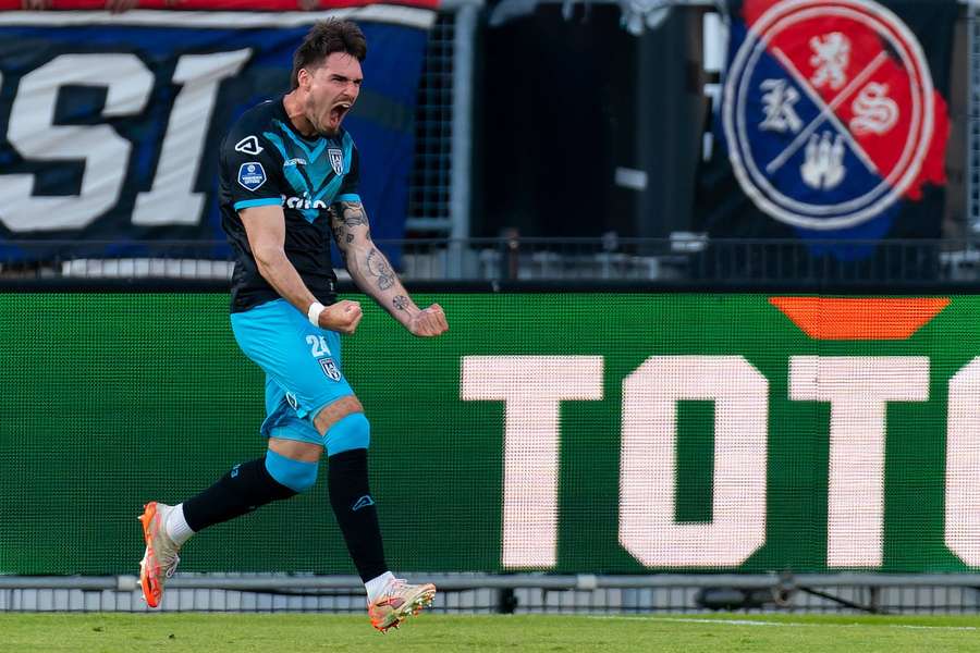 Radosť Ivana Mesíka bola po premiérovom góle v sezóne obrovská. 