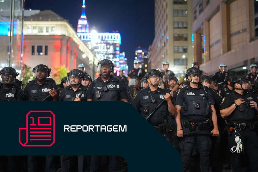 Polícia de Nova Iorque isolou áreas da cidade para evitar uma confusão ainda maior