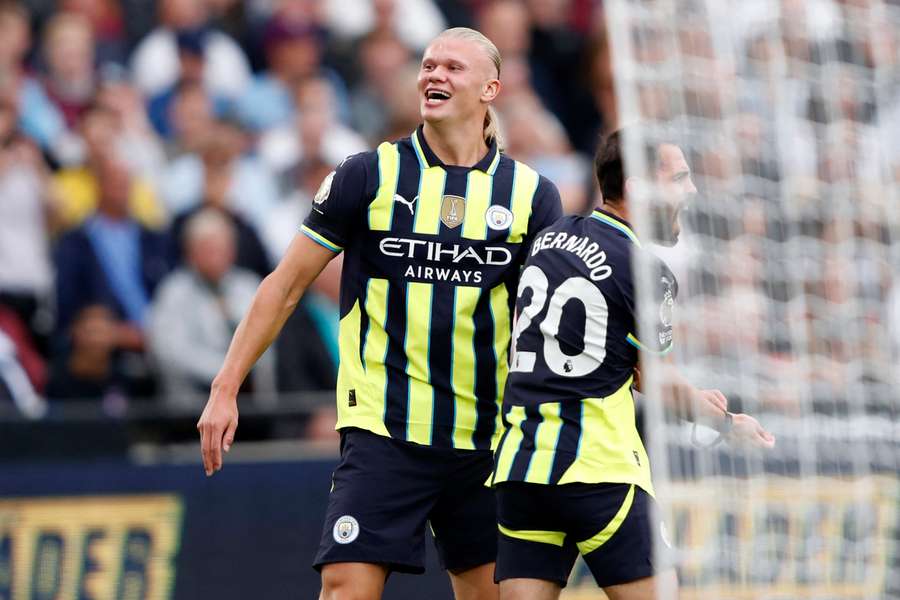 Erling Haaland maakte tot nu toe zeven doelpunt in drie competitiewedstrijden dit seizoen