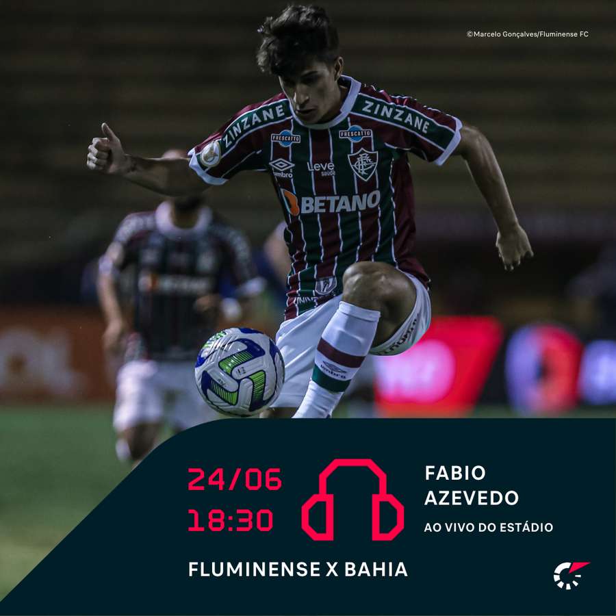 FLUMINENSE X BAHIA TRANSMISSÃO AO VIVO DIRETO DO MARACANÃ