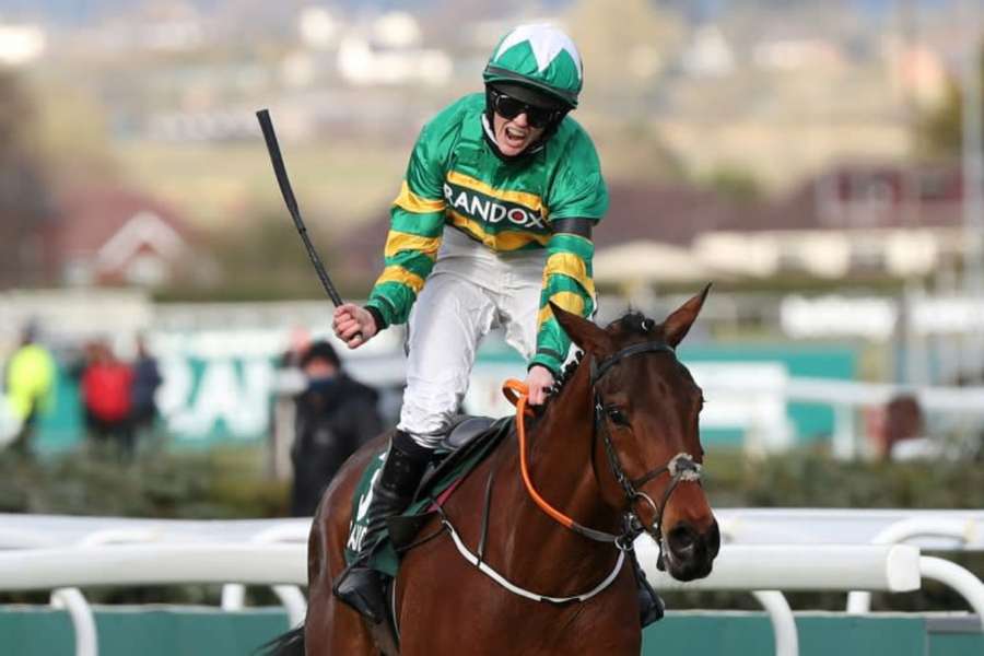 Minella Times won the 2021 Grand National ridden by Rachael Blackmore