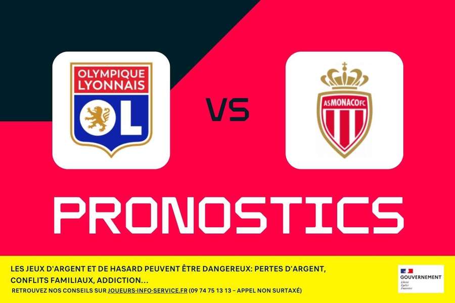 Lyon - Monaco : pronostics, meilleurs paris et cotes (Ligue 1)