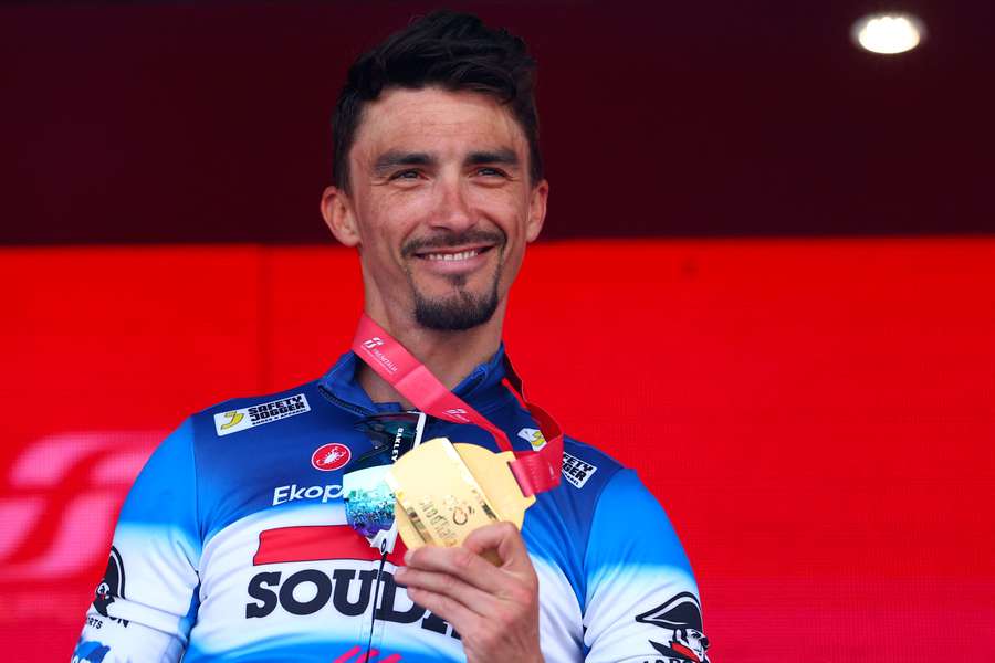 Julian Alaphilippe venceu a 12.ª etapa da Volta a Itália