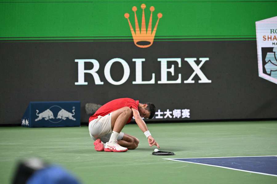 Novak Djokovic la Shanghai