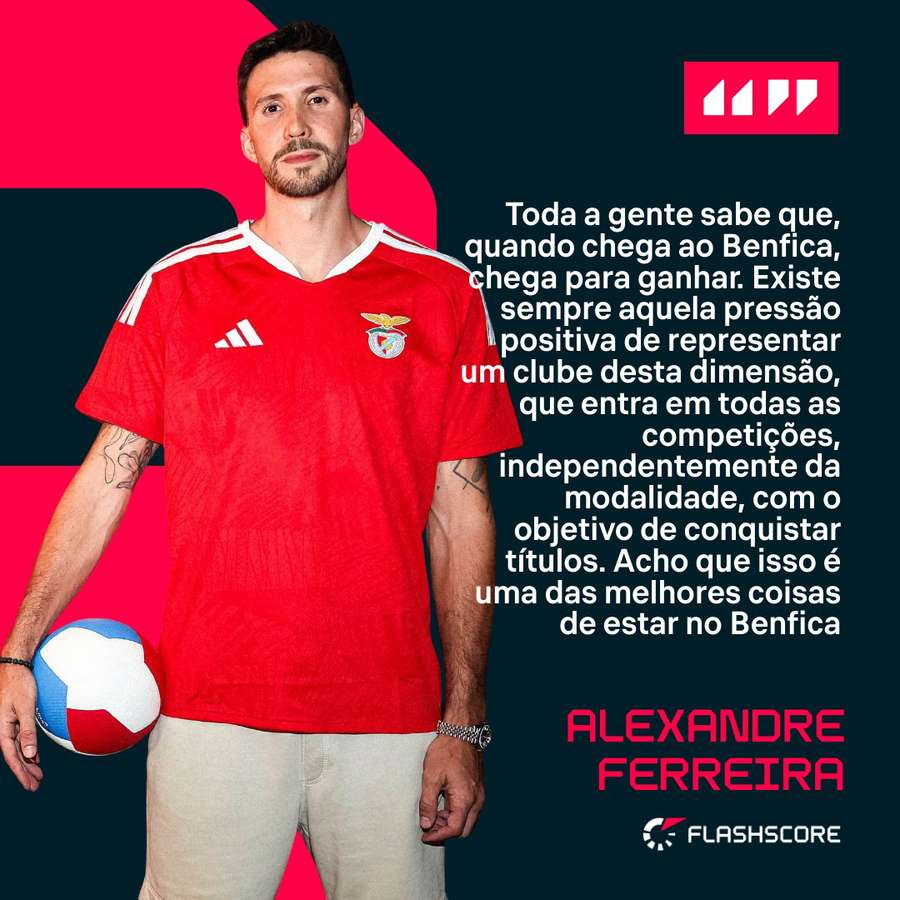 Alexandre Ferreira em discurso direto ao Flashscore Alexandre Ferreira em discurso direto ao Flashscore