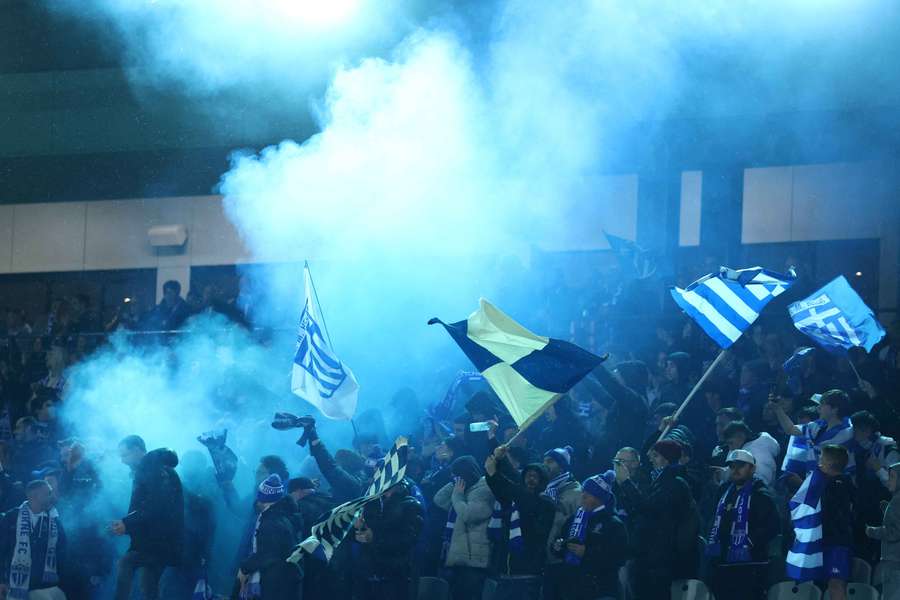 South Melbourne supporters against Fremantle City during the Australia Cup Round of 16. South Melbourne supporters against Fremantle City during the Australia Cup Round of 16.
