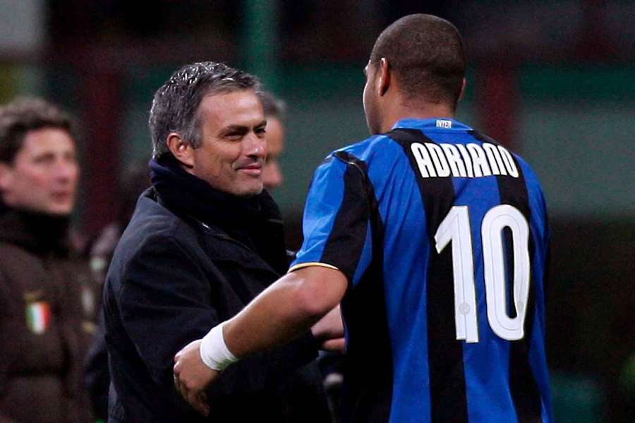 Jose Mourinho și Adriano