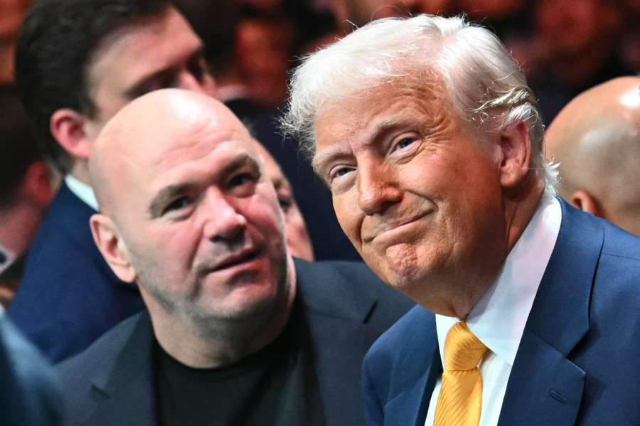 Dana White, junto a Donald Trump