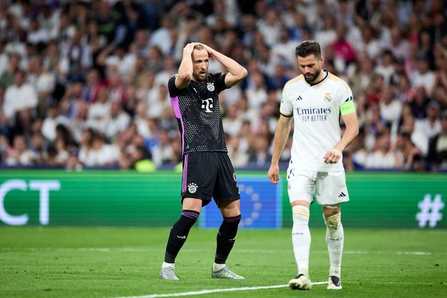Harry Kane (l.) und die Bayern scheiterten in der Champions-League-Saison 2023/24 an Real Madrid. Harry Kane (l.) und die Bayern scheiterten in der Champions-League-Saison 2023/24 an Real Madrid.