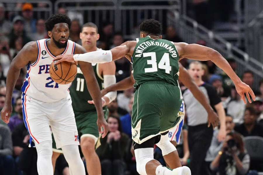Giannis and Embiid went head-to-head