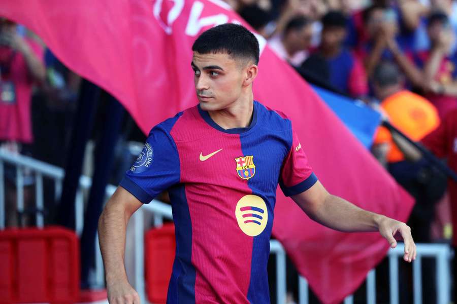 Pedri, con el Barça