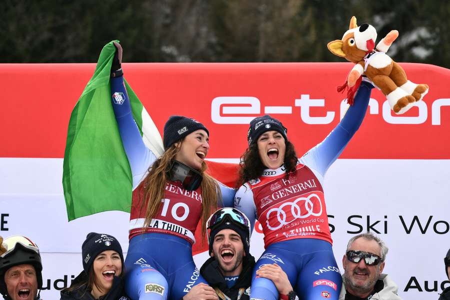 Sofia Goggia e Federica Brignone