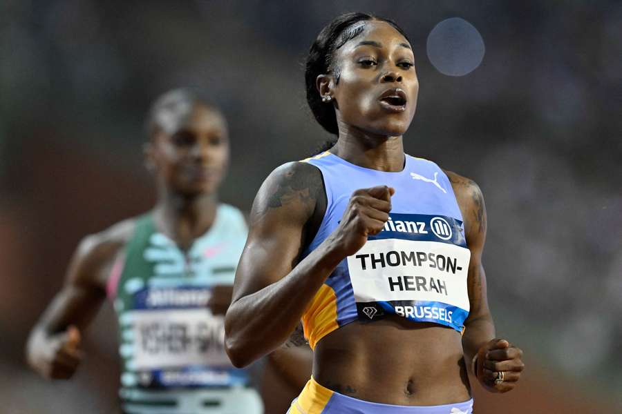 Elaine Thompson-Herah en septiembre de 2023.