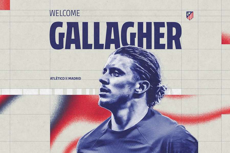 Conor Gallagher oficializado no Atlético