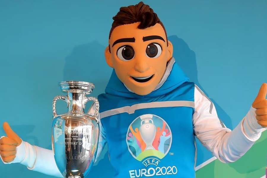 Skillzy, de mascotte van het laatste Europees Kampioenschap