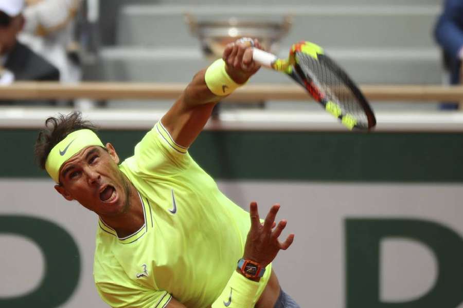 Rafa Nadal la Roland Garros, în 2019
