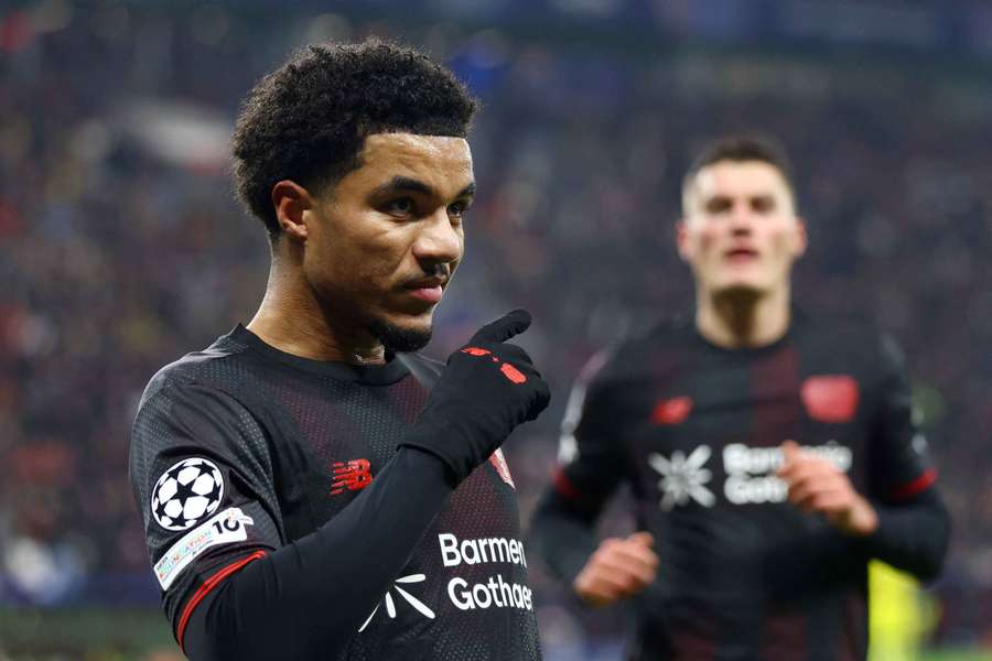 Malik Tillman nach dem ersten seiner zwei Tore. Malik Tillman nach dem ersten seiner zwei Tore.