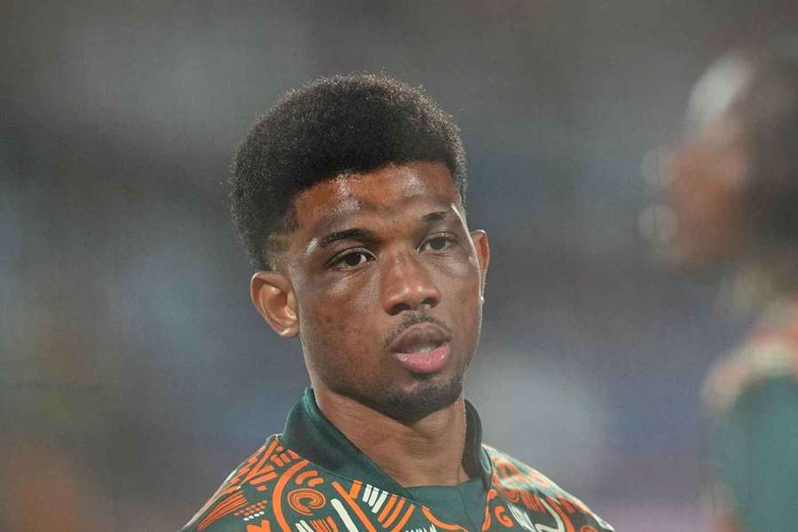 Amad Diallo, jogador do Manchester United e da Costa do Marfim