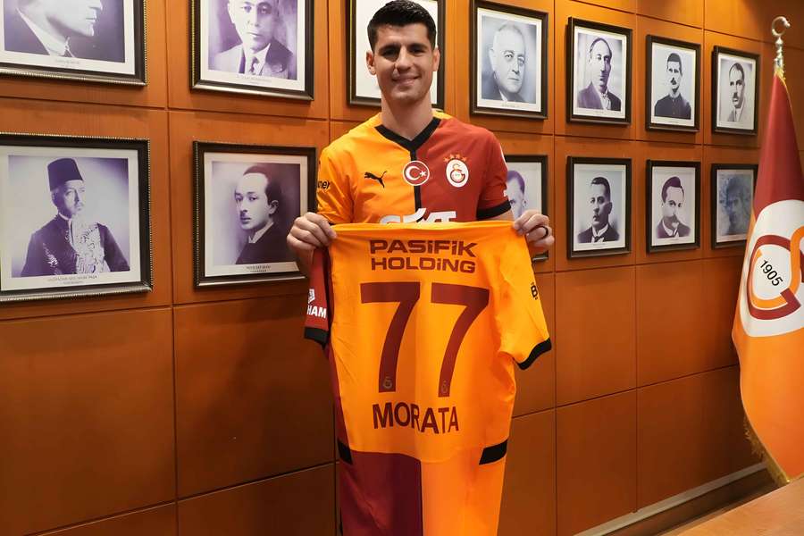 Álvaro Morata vai vestir a camisola 77 do Galatasaray