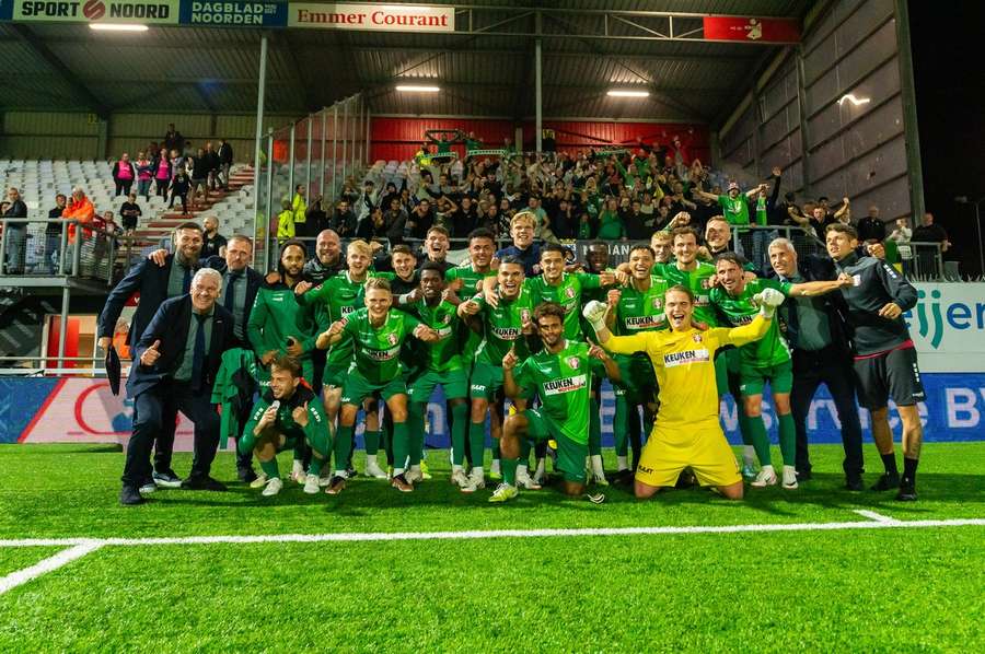 Dordrecht won eerder dit jaar in Emmen