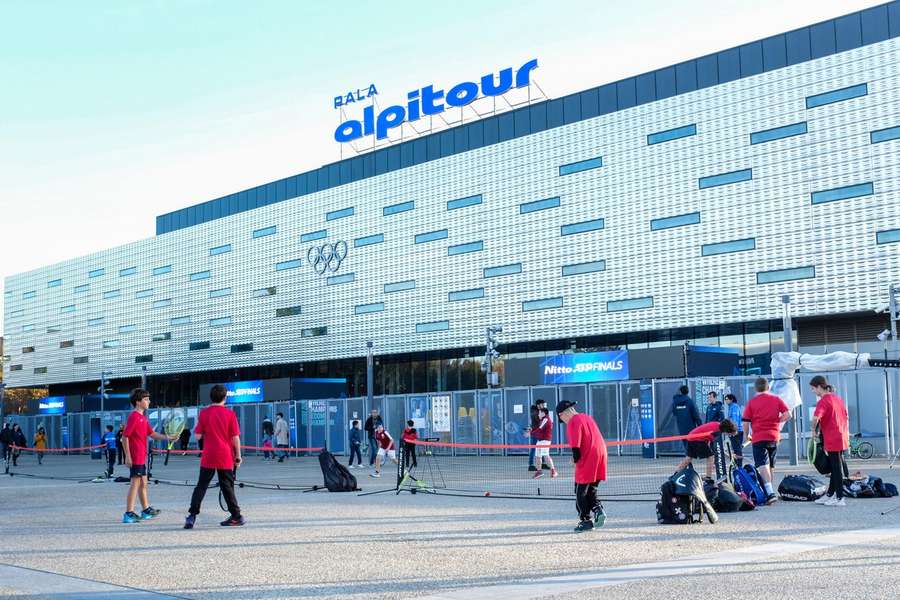 De Pala Alpitour werd tijdens de Olympische Spelen gebruikt voor ijshockey. Vanaf vandaag wordt er getennist op wereldtopniveau.