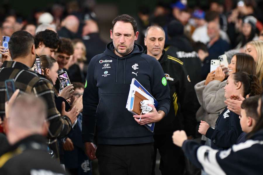 New permanent Carlton head coach Josh Fraser.