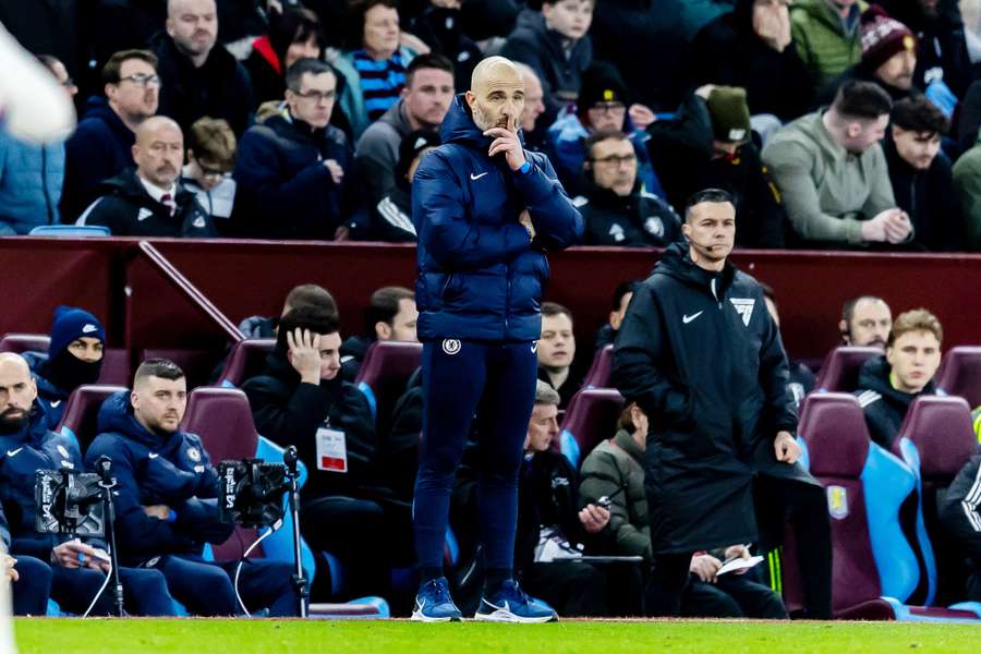 Maresca watches on against Villa