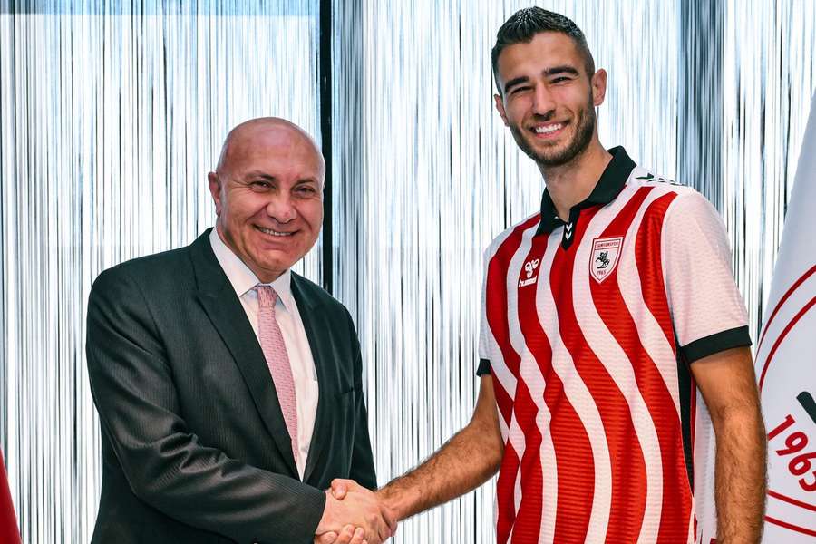 Borevkovic com a camisola do Samsunspor
