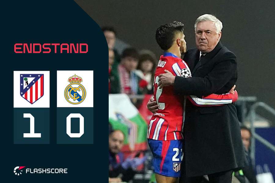 Carlo Ancelotti (r.) und Giuliano Simeone