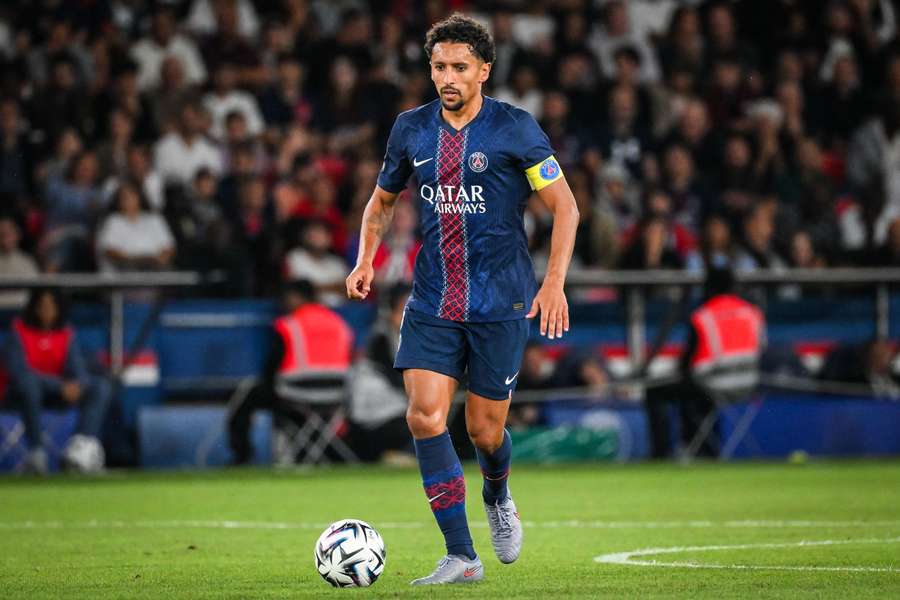 Marquinhos na Ligue 1 no mês passado