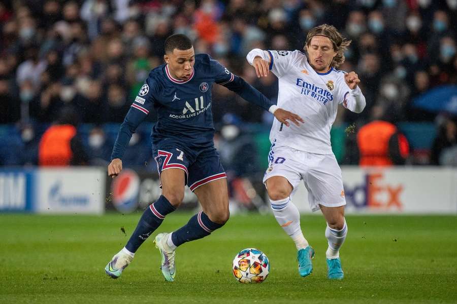 Mbappe și Modric, adversari în Champions League